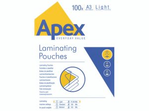 LAMINERINGSLOMMER A3 KLAR 2X75 MIC