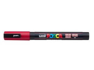 MARKER UNI POSCA PC-3M F DARK RED