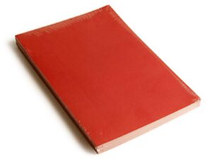KARTON A4 MØRKERØD 180 GRAM 100 STK