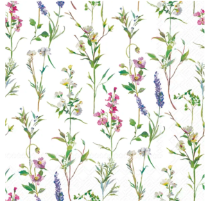 SERVIETTER 33X33 IHR SUMMER LIGHTNESS WHITE