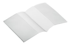 Dobbelt plastomslag 195 x133 mm