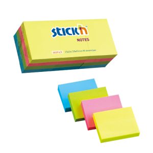 NOTES STICK`N ASS NEON FARVER 38 X  51 MM