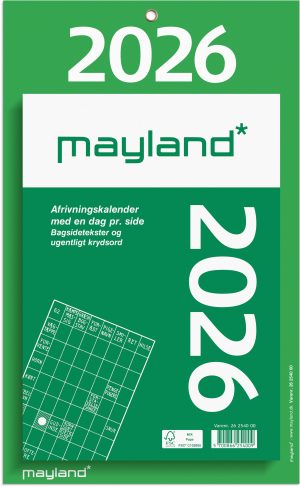 MAYLAND 2026 AFRIVNING BLOK 16,5X23,5 CM