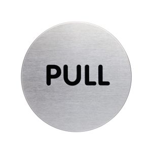 Skilt ''pull'' ø 65 mm