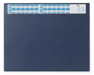 Skriveunderlag 650x520 mm med årskalender og transparent overflade