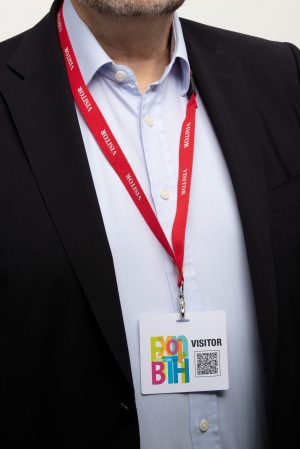 Visitor badge