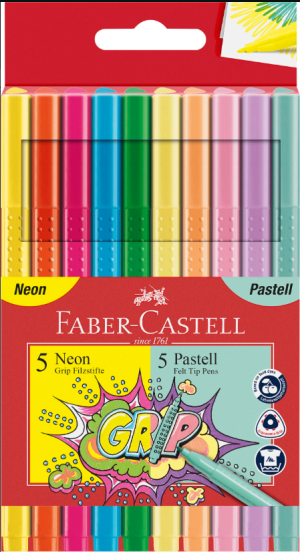 TUSSER FABER CASTELL GRIP 10 STK.