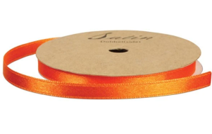 BÅND SATIN 6MMX10M ORANGE   743243