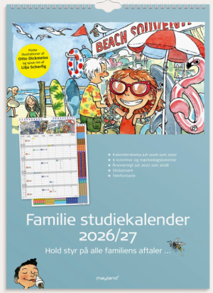 MAYLAND 26/27 STUDIE FAMILIEKALENDER SKOLEÅR