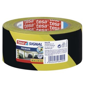TAPE ADVARSEL 48MMX33M GUL/SORT
