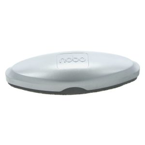 Whiteboard tavlevisker til glas dry wipe Nobo sølv
