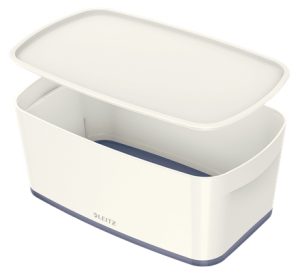 Leitz MyBox Small opbevaringsboks med låg