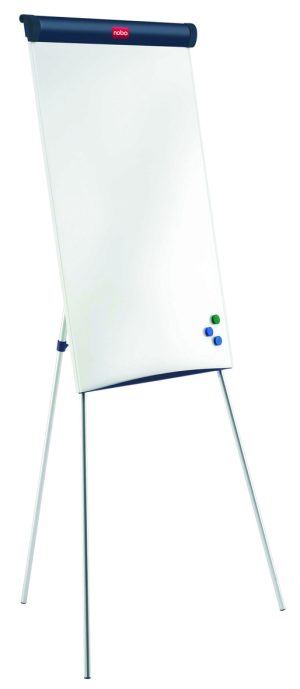 Nobo Impression Pro Flipover på trefod med magnetrisk, lakeret stål whiteboardtavle