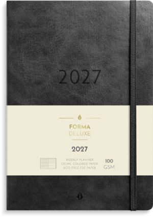 MAYLAND 2027 A5 UGEKALENDER TVÆRF. SORT