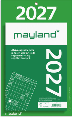 MAYLAND 2027 AFRIVNING BLOK 16,5X23,5 CM