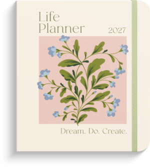 MAYLAND 2027 LIFE PLANNER DELICATE FLOWERS